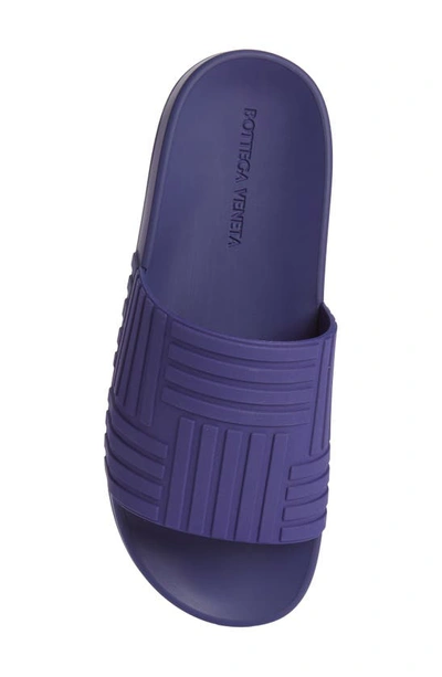 Shop Bottega Veneta Rubber Slide Sandal In Unicorn