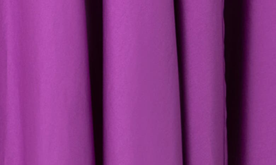 Shop Akris Punto Sleeveless Snap Detail Cotton Poplin Midi Dress In Purple