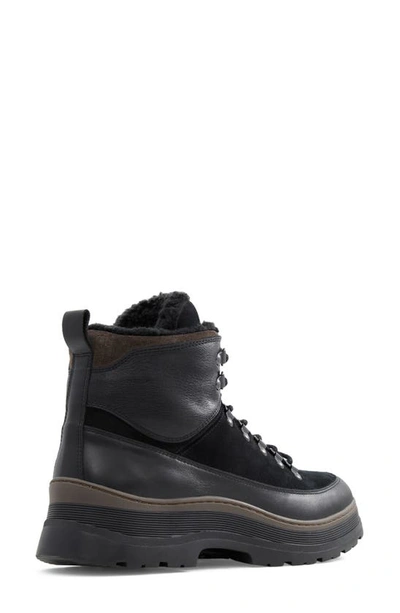 Shop Aldo Rambler Faux Fur Lined Boot In Black