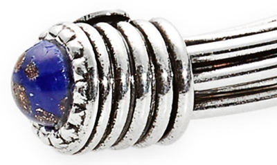 Shop Gas Bijoux Ariane Bracelet In Silver / Turquoise
