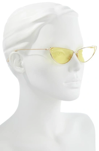 Shop Dior Miss B1u 63mm Oversize Cat Eye Sunglasses In Shiny Gold Dh / Gradient