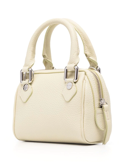 Shop By Far Dora Leather Tote Bag