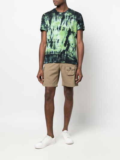 Shop Ami Alexandre Mattiussi Tie & Dye T-shirt In Green