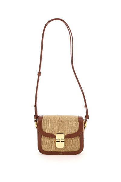 Shop A.p.c. Mini Bag Grace In Mixed Colours