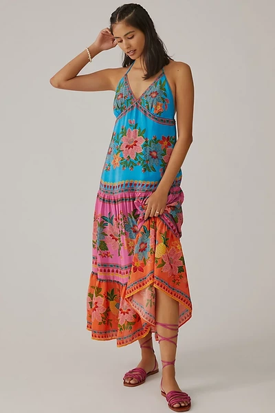 Shop Farm Rio Farm X Anthropologie Floral Midi Dress In Assorted