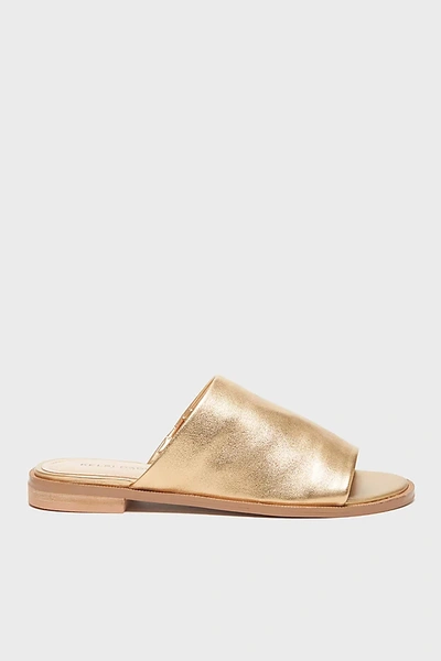 Shop Kelsi Dagger Ruthie Slide Sandals In Gold