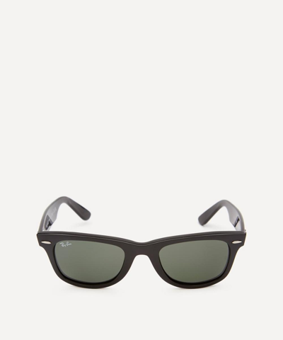 Shop Ray Ban Classic Wayfarer Acetate Sunglasses In Black
