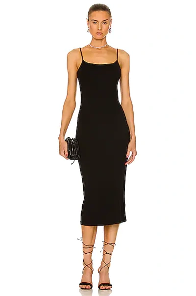 Shop L Agence Iliana Cami Midi Dress In Black