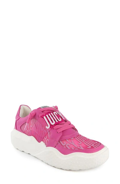 Shop Juicy Couture Dyanna Fashion Sneaker In Bright Pink-p