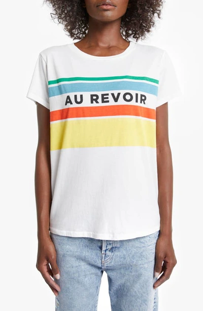 Shop Mother The Boxy Goodie Goodie Supima® Cotton Tee In Au Revoir