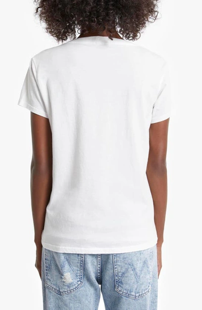 Shop Mother The Boxy Goodie Goodie Supima® Cotton Tee In Au Revoir