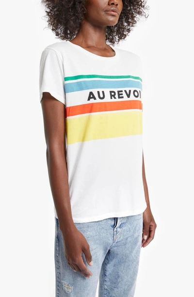 Shop Mother The Boxy Goodie Goodie Supima® Cotton Tee In Au Revoir