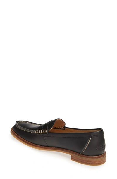 Shop Sperry Top-sider® Sperry Seaport Penny Loafer In Black Box Leather
