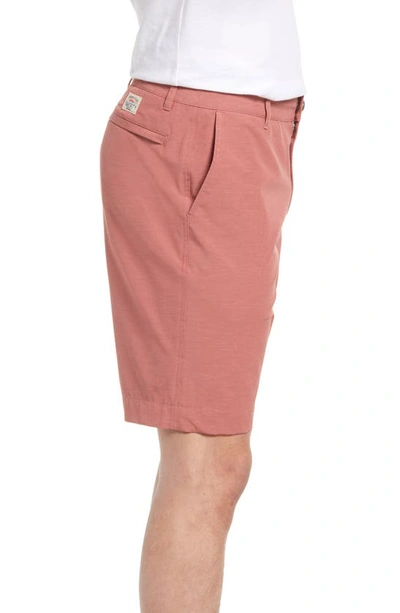 Shop Faherty All Day Performance Shorts In Sunrose