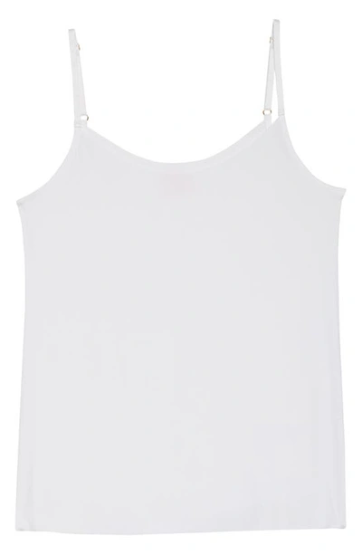 Commando Butter Scoop Neck Spandex Camisole In White