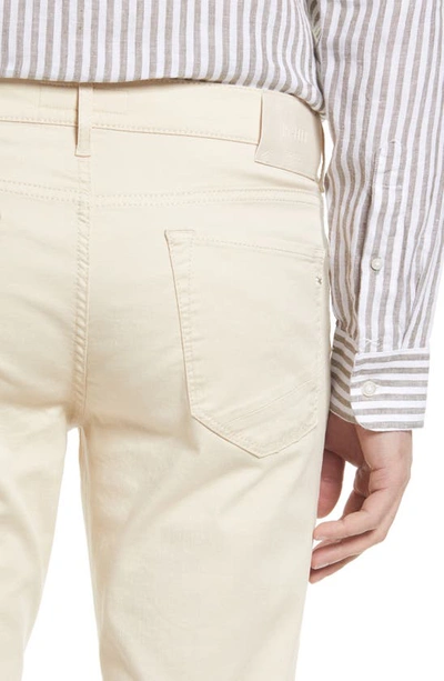 Shop Brax Chuck Slim Fit Five Pocket Pants In Beige