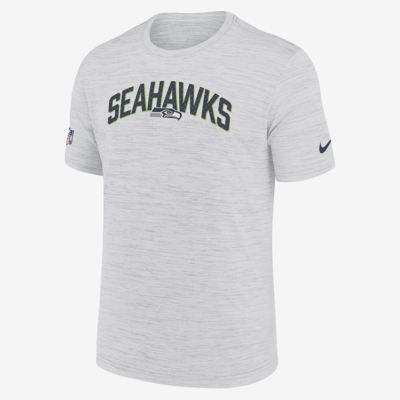 Shop Nike Men's Dri-fit Velocity Athletic Stack (nfl Seattle Seahawks) T-shirt In White