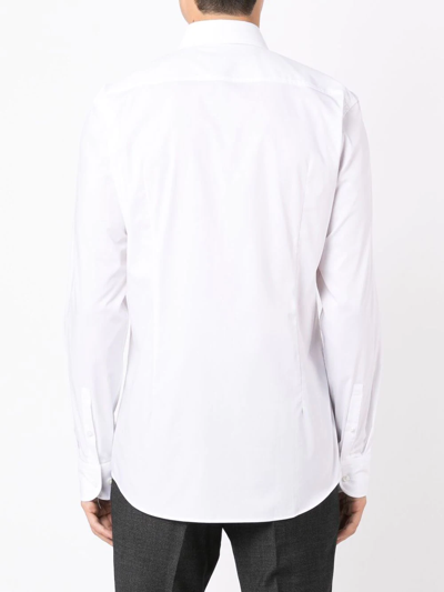 Hugo Boss Hank Slim Fit Solid Dress Shirt In White