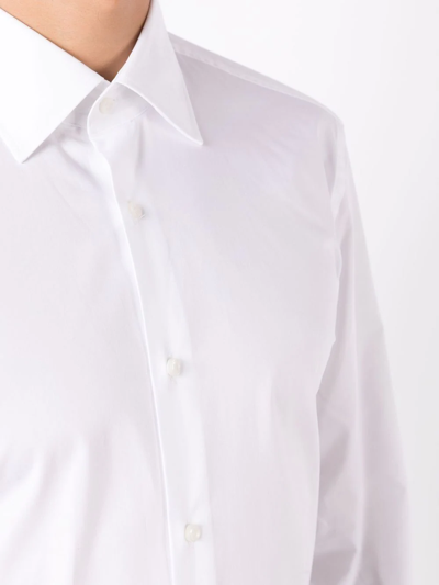 Hugo Boss Hank Slim Fit Solid Dress Shirt In White