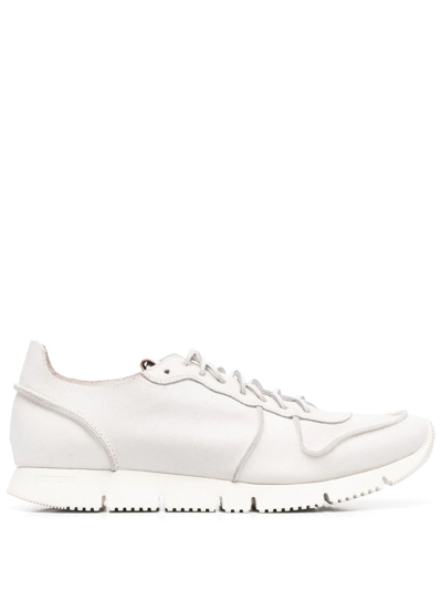 Shop Buttero Carrera Leather Sneakers In White
