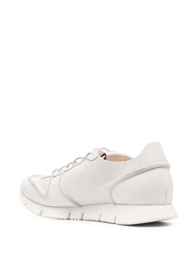 Shop Buttero Carrera Leather Sneakers In White