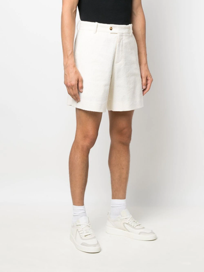 Amiri Straight-leg Tailored Shorts In White