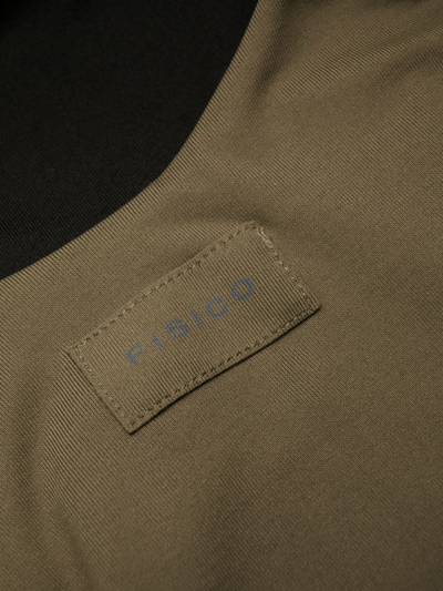 Fisico Cristina Ferrari Reversible V-neck One-piece In Grün