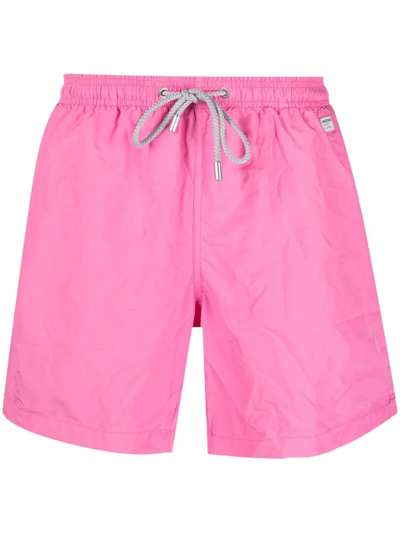 Shop Mc2 Saint Barth Lighting Drawstring-waist Swim Shorts In Rosa