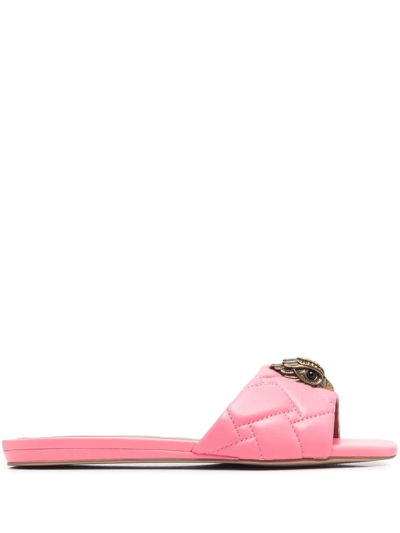 Shop Kurt Geiger Kensington Slip-on Sandals In Pink