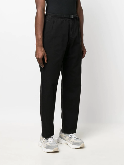 Gramicci Mens Double Navy G Pant Straight Cotton-twill Trousers Xl In Black