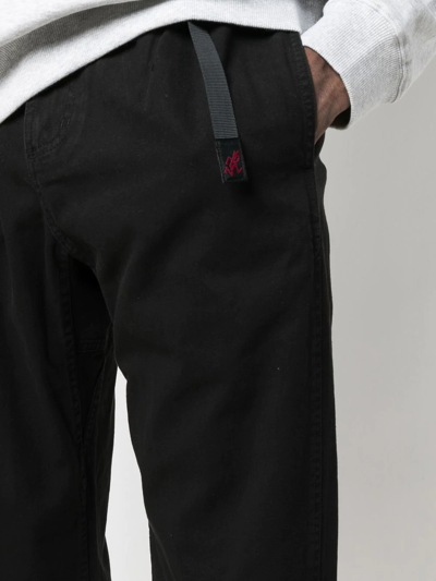 Gramicci Mens Double Navy G Pant Straight Cotton-twill Trousers Xl In Black