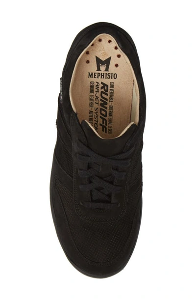 Shop Mephisto Rebecca Perforated Sneaker In Black