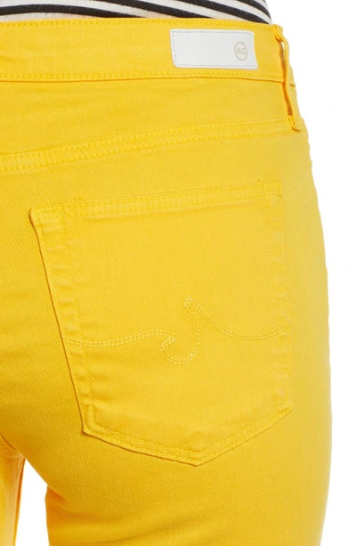 Shop Ag Jodi High Waist Crop Jeans In Golden Ochre