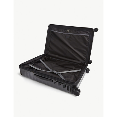 Tumi International Expandable 19 Degree Large Polycarbonate Suitcase In Black
