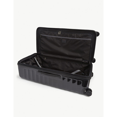 Tumi International Expandable 19 Degree Trunk Polycarbonate Suitcase In Black