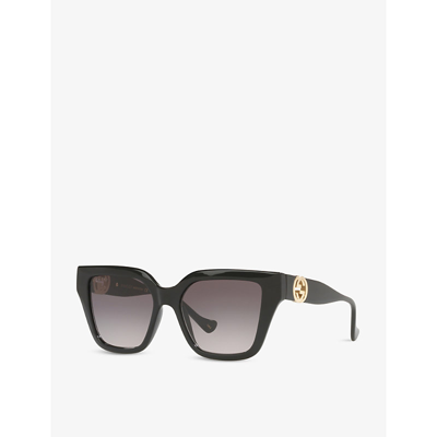 Gucci Gg1023s Square-framed Acetate Sunglasses In Black
