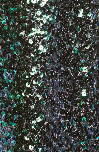 Shop Vince Sequin Skirt In Jade