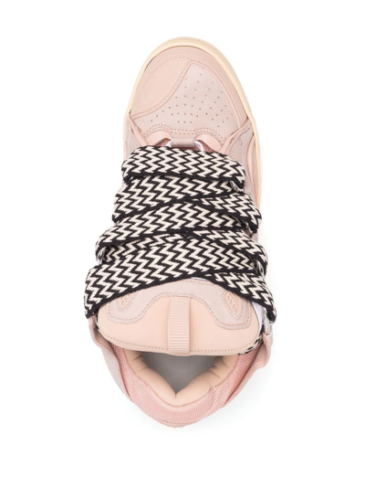 Lanvin Curb Sneaker In Pink