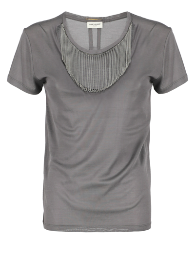 Shop Saint Laurent Clothing In Grey