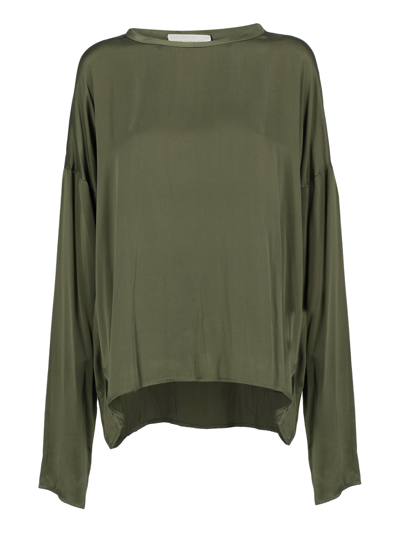 Shop Faith Connexion Women's Shirts -  - In Green Silk