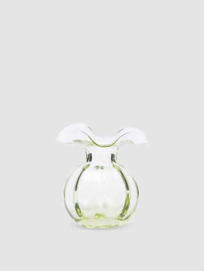 Shop Vietri Hibiscus Glass Bud Vase In Green
