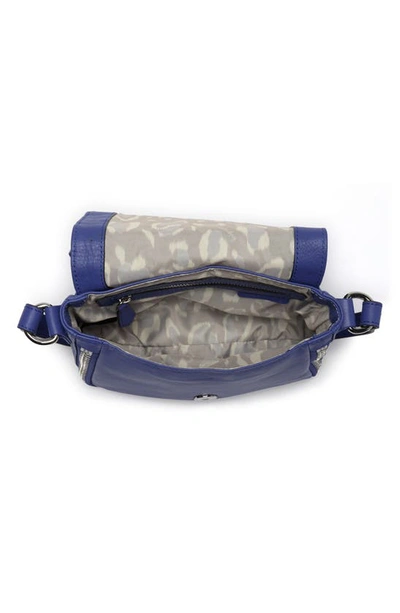 Shop Aimee Kestenberg Sorrento Leather Crossbody Bag In Blue Iris