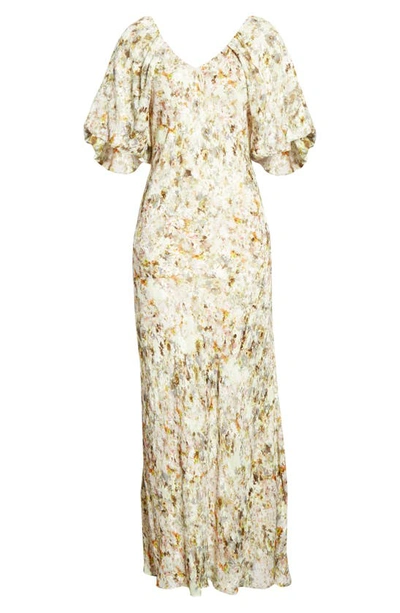 Shop Co Floral Print V-neck Maxi Dress In Garden Print