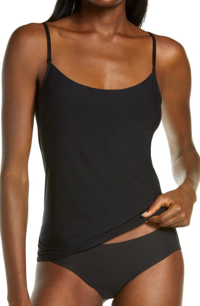 Commando Butter Scoop Neck Spandex Camisole In Black
