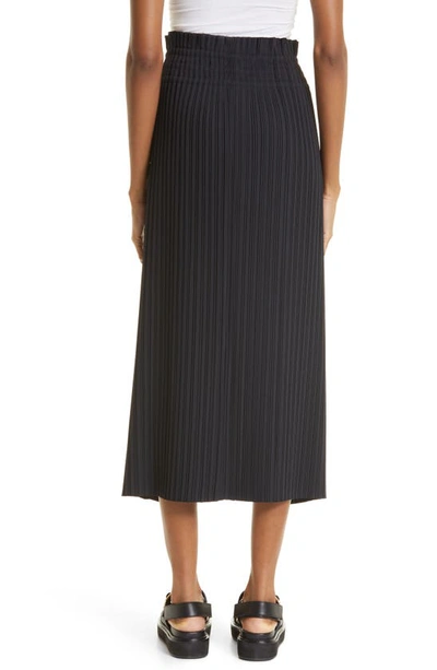 Shop A.l.c Stella Tie Waist Midi Skirt In Black
