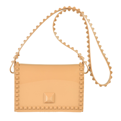 Shop Carmen Sol Graziella Flap Crossbody In Blush