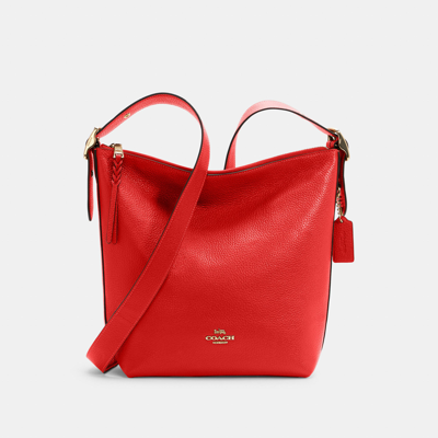 Shop Coach Outlet Val Duffle In Red