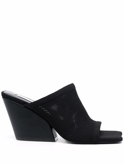 Shop Stella Mccartney Women's Black Fabric Sandals
