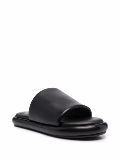 Shop Proenza Schouler Women's Black Leather Sandals