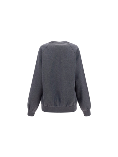 Shop Prada Women's Grey Other Materials Sweatshirt